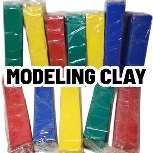 NEW Modeling Clay Bundle 3 Pounds Non-Hardening Non-Drying 4 Colors Craft Art Sc